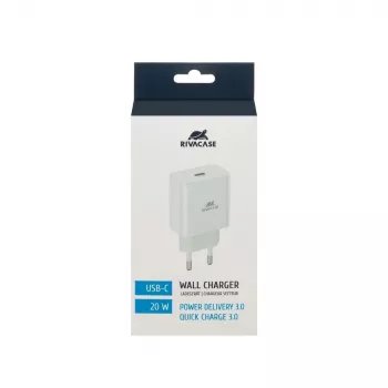 Mobiele oplader WALL/WHITE PS4101 W00 Rivacase
