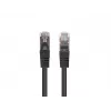 Lanberg PCF6-20CC-0100-BK Cat.6 F/UTP patchkabel, verpakking van 10, 1 m, Zwart