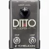 Microfoon-looper TC‑Helicon Ditto Mic Looper met microfooningang (model 000-DDU01-00010)
