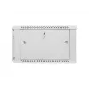 Lanberg wandmontage-behuizing 19 inch 6U 600x600mm grijs (glazen deur)