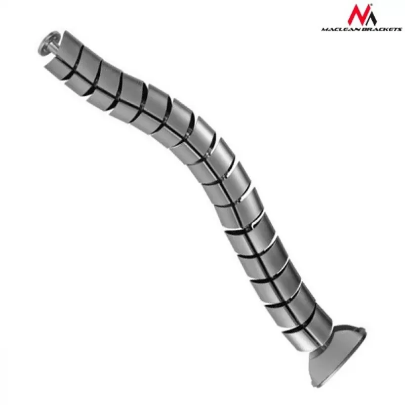 Kabelgoot-organizer voor het bureau MC-768 S zilver