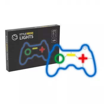 Bekabelde USB-gamepad MANTA SNL55MT met neonlichten