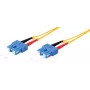 Patchkabel ShiverPeaks 77822, glasvezel duplex SC/SC, 9/125 µm OS1/OS2, 1,0 m