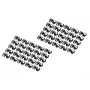 DIGITUS - kabelclips met kleurcodering - voor patchkabels - zwart (verpakking van 100) (A-CC-BL)