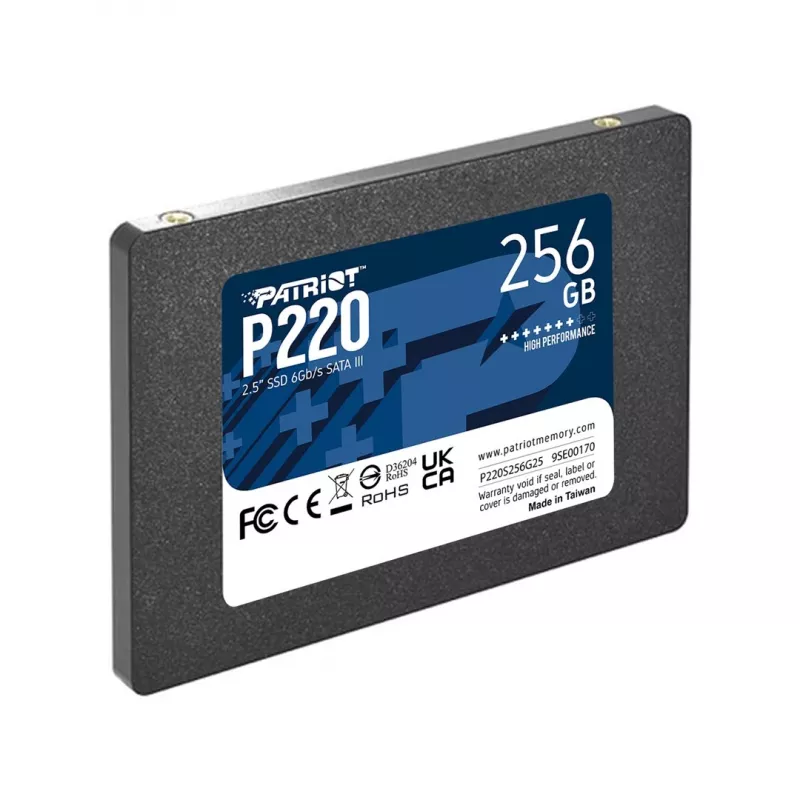 SSD Patriot P220 256 GB 2,5 inch SATA III