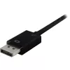 DisplayPort 1.2 > DVI24+1 converter, kabel zwart, 15 cm