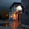 Maclean MCE442 solar-LED-schijnwerper met bewegingssensor floodlight wandmontage lamp schemer IP44 6W 6000K