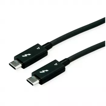 USB-kabel ROLINE 11.02.9043 0,5 m USB 3.2 Gen 1 USB-C zwart