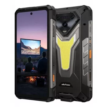 Smartphone UleFone Armor 34 Pro 5G Plus — 6,95 inch 1080x2460, MediaTek Dimensity 7300, 16 GB RAM, 512 GB, 50 MP triple-camera, 25500 mAh, dual-sim, Android 15, IP68/69K