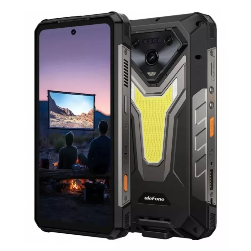 Smartphone UleFone Armor 34 Pro 5G Plus — 6,95 inch 1080x2460, MediaTek Dimensity 7300, 16 GB RAM, 512 GB, 50 MP triple-camera, 25500 mAh, dual-sim, Android 15, IP68/69K