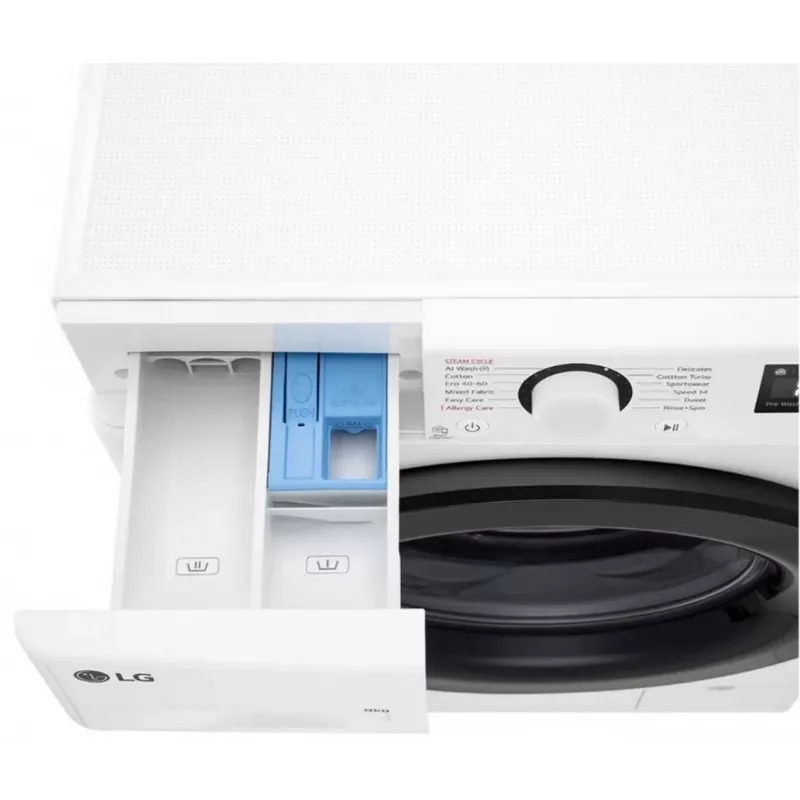 Wasmachine LG F2WR509SBW 9 kg, energie-efficiëntieklasse A