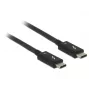 USB-kabel DeLOCK 84847 USB 3.2 Gen 2 2 m USB-C zwart