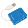 LogiLink USB 2.0 4-poorts hub - blauw - Windows 98SE/ME/200/XP/Vista/2003/7 (UA0136)