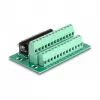 Delock 66912 D-Sub 25-pins bus naar klemmenblok voor DIN-rail