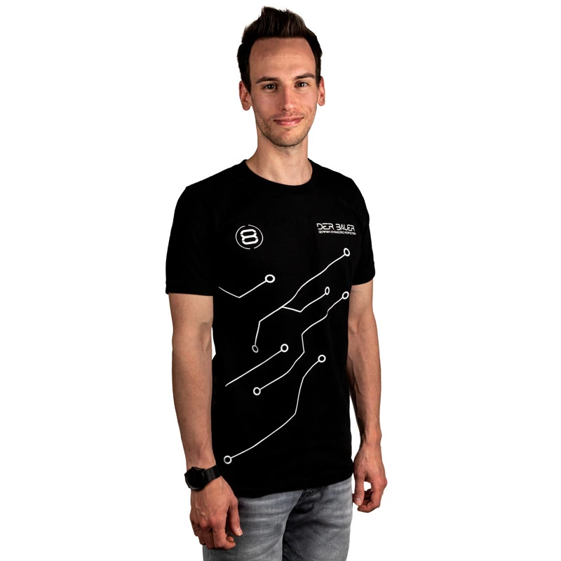 T-shirt der8auer PCB-design maat L