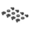 Delock 66884 19-inch DIN-railpaneel, 2U, zwart