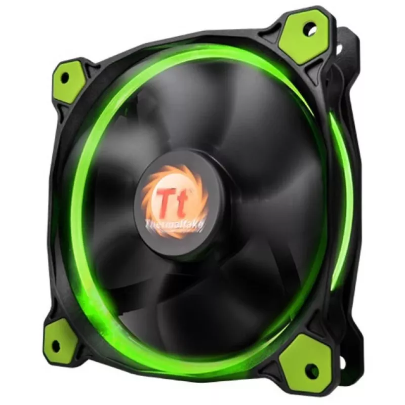Ventilator Thermaltake Riing 14 CL-F039-PL14GR-A 14 cm zwart groen