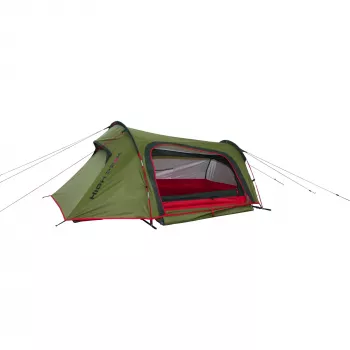 High Peak Sparrow LW koepeltent 2 personen groen, rood