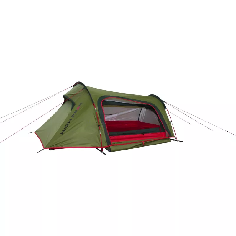 High Peak Sparrow LW koepeltent 2 personen groen, rood