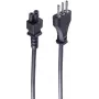 Stroomkabel zwart 1,8 m ShiverPeaks BSIT60001