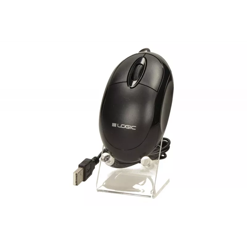 Logic Lm-11 - muis - optisch - bedraad - USB - zwart
