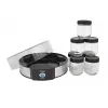 Yoghurtmaker Adler AD 4476 — 7 glazen, 42 °C, 20 W, grijs/zwart/transparant