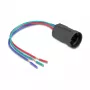 Delock 90789 Aansluiting voor 19 mm 3-pins drukknop of schakelaar