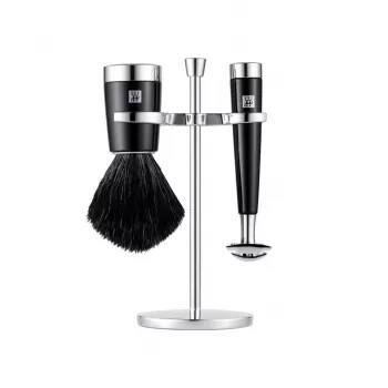 ZWILLING CLASSIC 3-delige scheerset met scheermes, kwast en houder