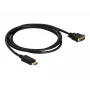 Delock kabel DisplayPort 1.1 stekker > DVI 24+1 stekker passief 1 m zwart (82590)