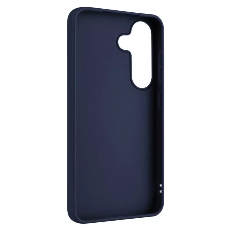 Telefoon-achtercover FIXED voor Samsung Galaxy S25 – rubber, blauw