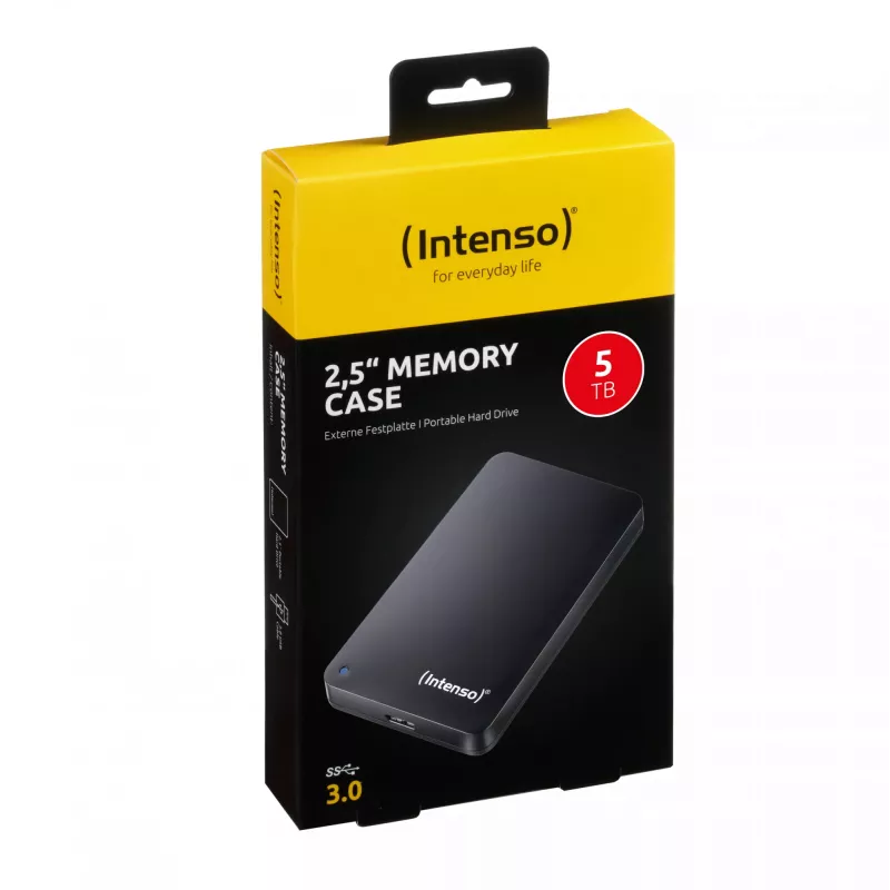 Externe harde schijf Intenso 5 TB USB 3.2 2,5 inch Memory Case