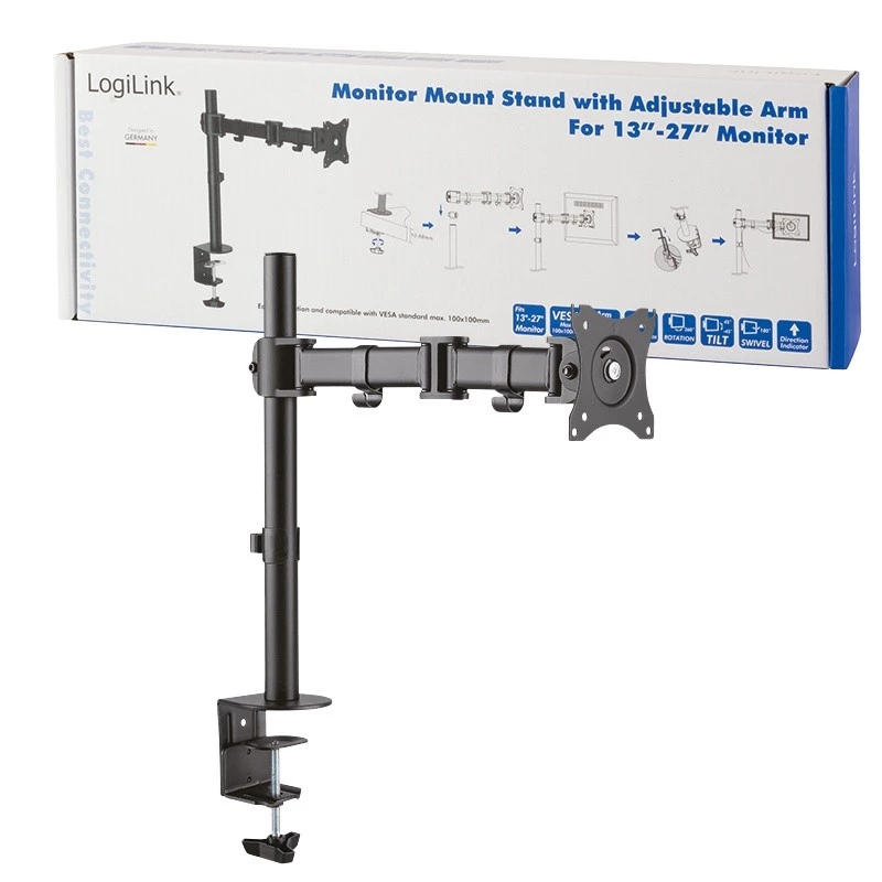 LogiLink BP0021 monitorhouder / standaard 68,6 cm (27) tafel zwart
