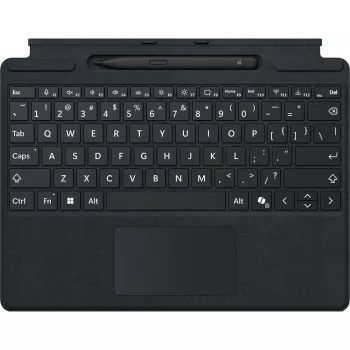 Microsoft Surface Pro toetsenbord met slanke pen QWERTZ Duits Zwart