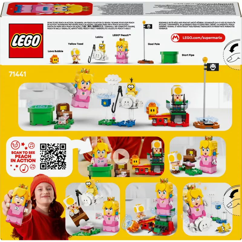 Constructiespeelgoed LEGO 71441 Super Mario Interactieve LEGO Peach figuur set, compatibel met het LEGO-systeem
