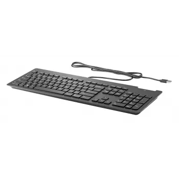 HP slank v2 USB bedraad toetsenbord - Smartcard - zwart - US/RUS