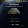 Draagbare powerbank Nitecore NB10000 — 10000 mAh, USB‑A + USB‑C, 38 W totale uitgang, grijs