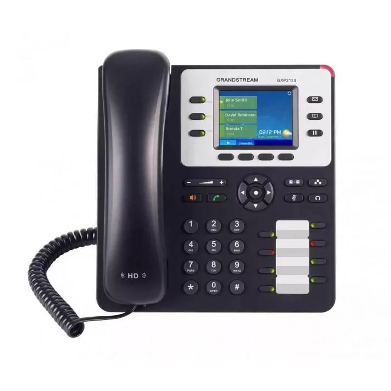 Grandstream Networks GXP-2130 IP-telefoon zwart 3 lijnen TFT
