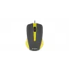 USB bedrade muis, 3 knoppen, rubberachtig oppervlak