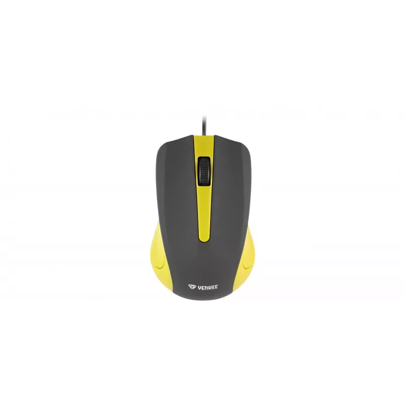 USB bedrade muis, 3 knoppen, rubberachtig oppervlak