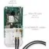 Coaxkabel MikroTik ACSMAUFL SMA-bus recht 1 m zwart