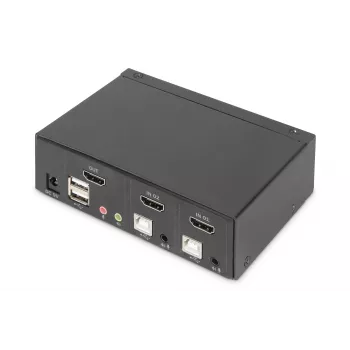 KVM-switch Digitus 2 poorten Single Display 4K HDMI