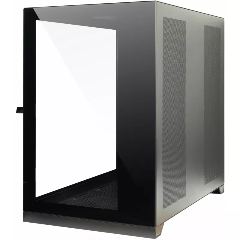 C-703 Vision ATX gaming-behuizing, gehard glas, zwart