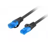 LANBERG Cat6a S/FTP RJ-45 netwerkkabel PCF6A-10CC-0500-BK, 5 m, LSZH, 26 AWG, CCA, zwart