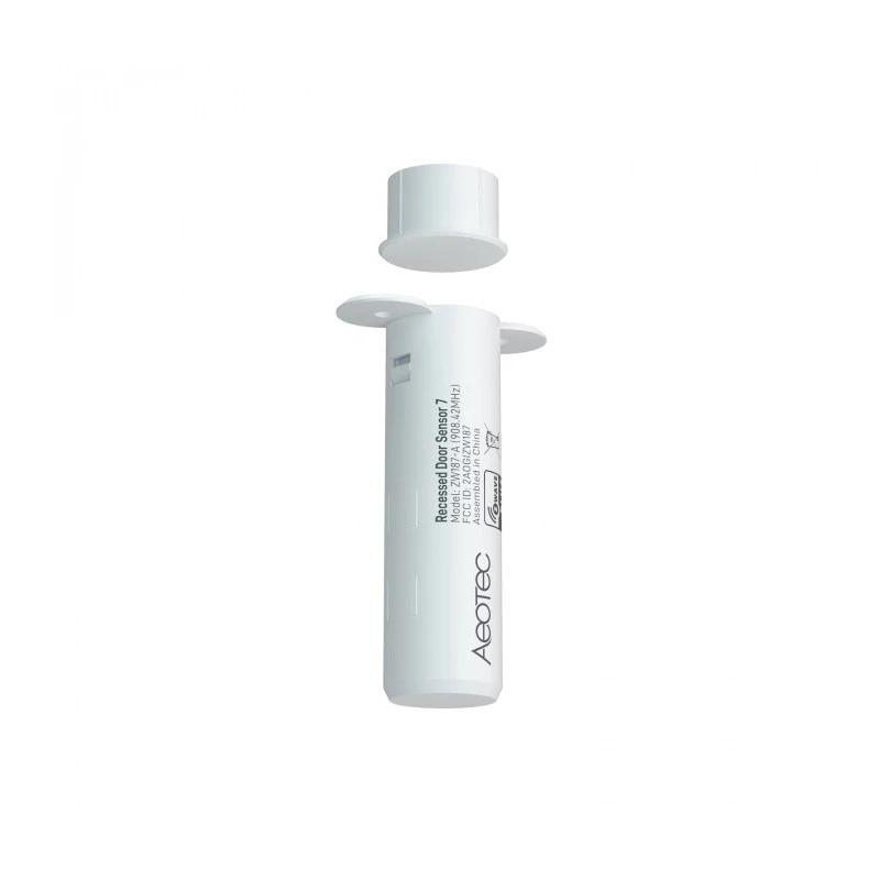 Inbouwdeursensor AEOTEC Recessed Door Sensor 7 Z-Wave Plus V2 Wit — verzonken contactsensor voor deuren/kozijnen