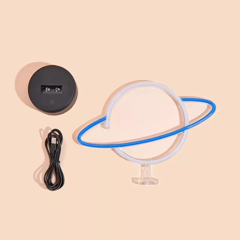 Manta SNL38BLT Style Neon Lights Planet decoratieve LED-lamp