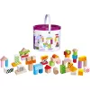 Bonte houten blokken, constructiespeelgoed 50 stuks