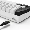 Sharkoon SGK50 S4 toetsenbord Home USB QWERTZ Duits wit RGB LED 60%