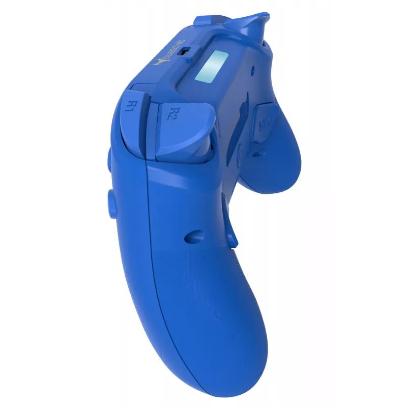 Draadloze LED-controller SUBSONIC SA5639-3 voor PS4 en pc, blauwe draadloze gamepad