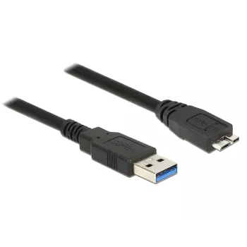 USB-kabel DeLOCK 85074 USB 3.2 Gen 1 2 m USB A Micro-USB B zwart