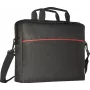 Aktetas DEFENDER Defender Lite voor 39,6 cm (15,6 inch) laptops, polyester, zwart, 430×310×80 mm
